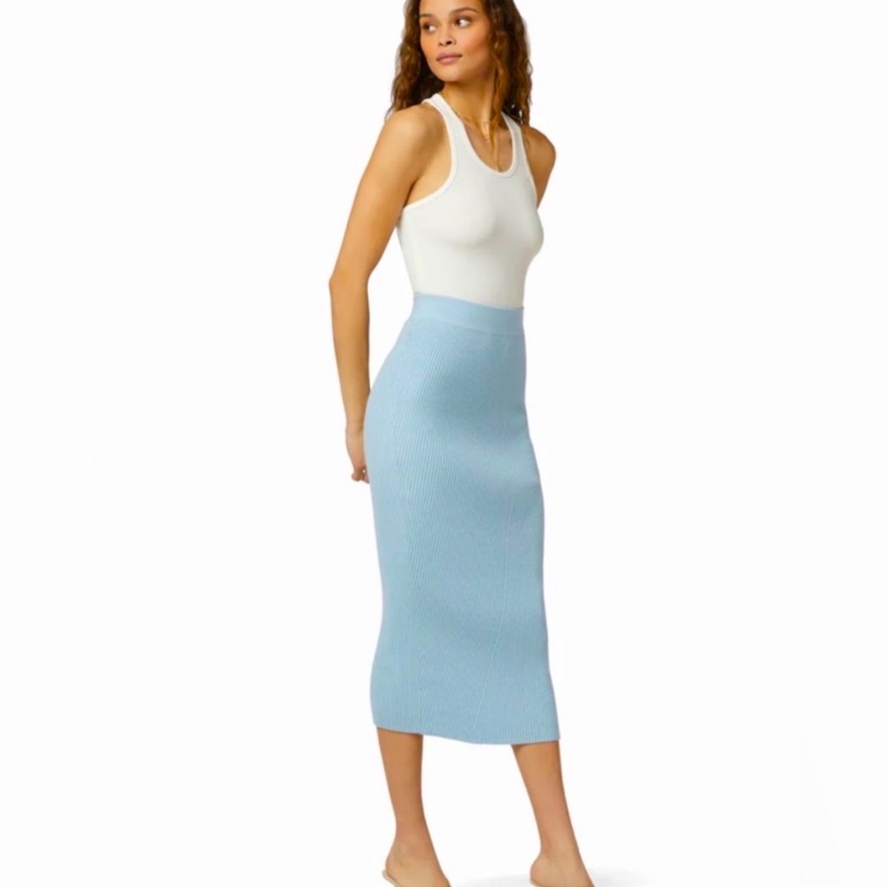 Favorite Daughter Ribbed Knit Skirt
